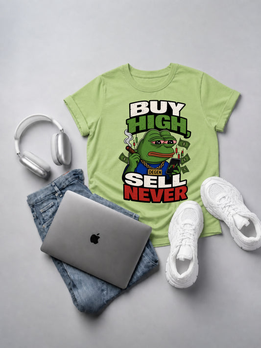 Buy High Sell Never Oversized Tee