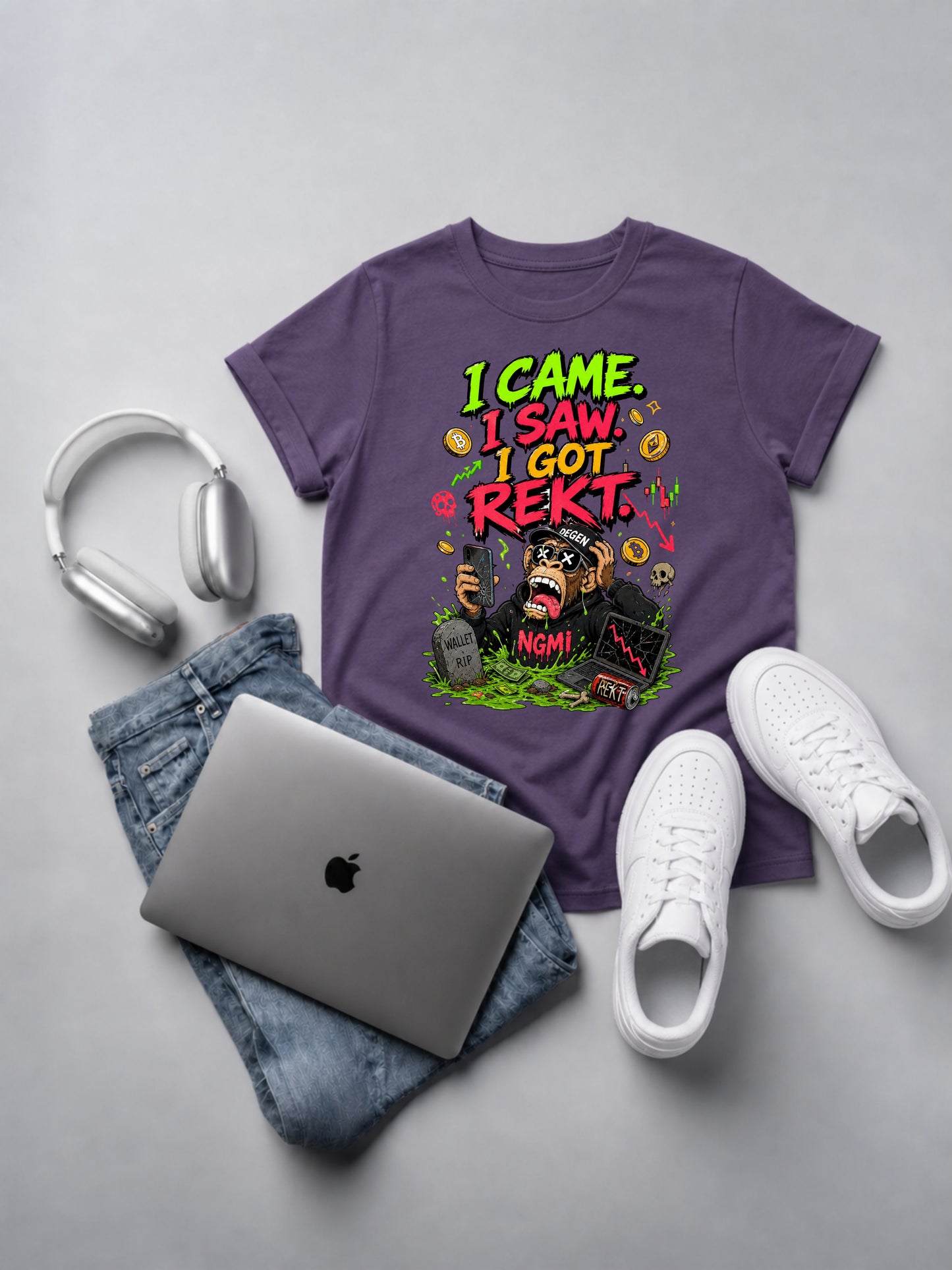 I Came I Saw I Got REKT Oversized Tee