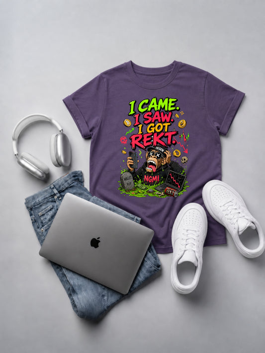 I Came I Saw I Got REKT Oversized Tee