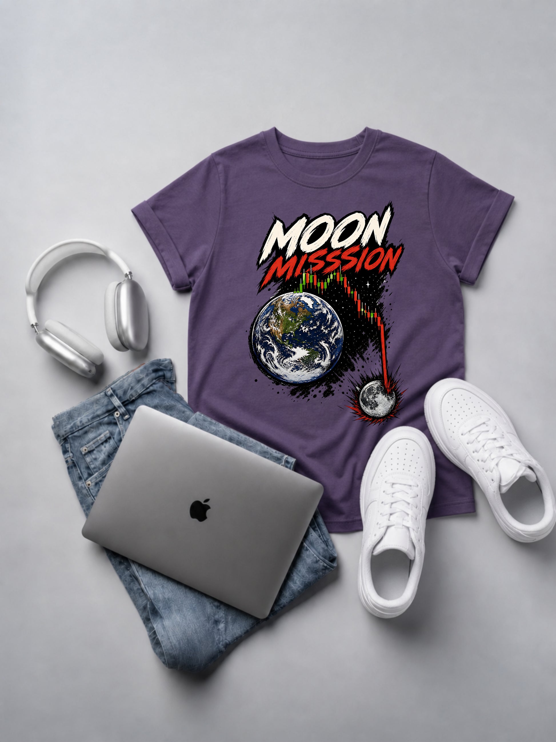 Moon Mission Oversized Tee