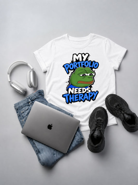 My Portfolio Needs Therapy Oversized Tee
