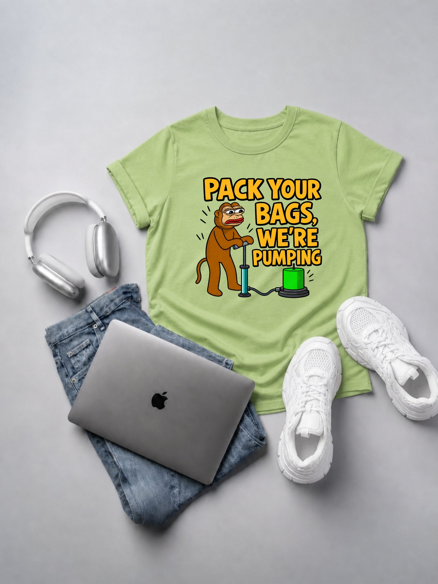 Pack Your Bag We’re Pumping Oversized Tee