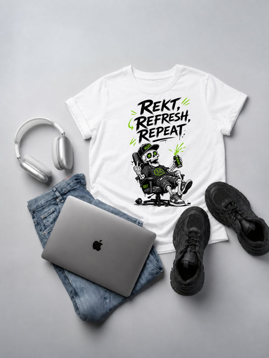 REKT Refresh Repeat Oversized Tee